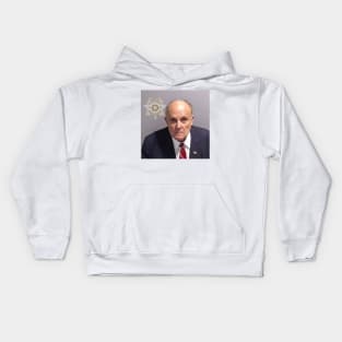 Rudy Giuliani Mugshot Kids Hoodie